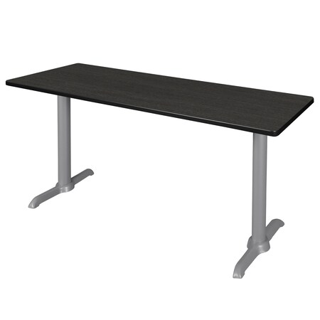 Regency Via Training Tables, 60 W, 24 L, 29 H, Wood, Metal Top, Ash Grey MVTRCT6024AGGY